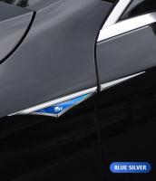 2pcs Pegatinas De Coche De Aleación Para Accesorios De Toyota YARiS Supra Corolla Prius Harrier Camry Tacoma Venza RAV4 Decoración De Panel Lateral Del Coche - details 14