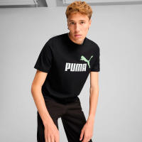 PUMA Camiseta para hombre ESS+2 COL LOGO TEE Negro 684708-51 - details 0