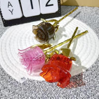 3PCS Regalo De Rosas Eternas Para Parejas Juguete De Construcción De Bloques Decorativo Personalizado Para Niñas Bloques De Plástico Irregular Para Adultos - details 6