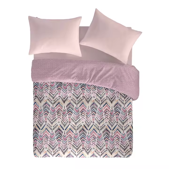 NAF NAF - Funda nórdica reversible de algodón 144 hilos ZEYA A-B. Varias medidas disponibles. - 1