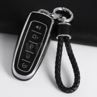 Funda De Llave De Coche TPU Para Ford Focus Edge Explorer Expedition C-Max Escape Flex Accesorios De Protección De Llave Con Cadena - details 1