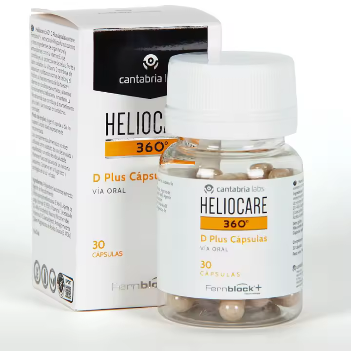 Heliocare 360º D Plus con Fernblock 30 capsulas orales - 1