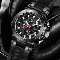 Reloj De Pulsera LIGE Para Hombre Resistente Al Agua Deportivo Militar De Cuarzo Con Fecha Y Manos Luminosas Estilizado Casual - details 26
