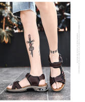 Sandalias De Verano Para Hombre En Cuero Genuino Gladiador Cómodas Para Playa Y Exteriores Tallas 38-46 Cierre Con Hebilla - details 17