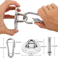 Gancho De Suspensión De Acero Inoxidable 304 Para Hamaca Y Gimnasio Anclaje Para Techo Kit De Colgaje Aéreo Herramienta De Metalworking - details 12