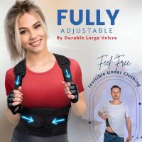 Corrector De Postura Para Hombres Y Mujeres Soporte Lumbar Espalda Y Hombros Alivio Del Dolor Memoria Muscular Rectificador De Postura - details 5