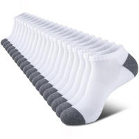 10 Pairs of High-Quality Men's Sports Fitness Running Socks For Spring and Summer Outdoor Leisure and Breathable Short Socks - details 3