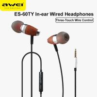 Awei-ES-20TY Auriculares In-Ear Deportivos Con Sonido Bass Metal Para Xiaomi iPhone Samsung Resistente Al Agua Con Control De Volumen - details 0