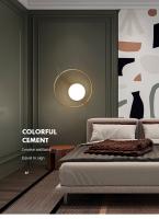 Lámpara De Pared LED Moderna Dorada/Negra Luz De Pared Creativa Para Dormitorio Y Sala De Estar Instalación En Pared Incluye Bombilla - details 0