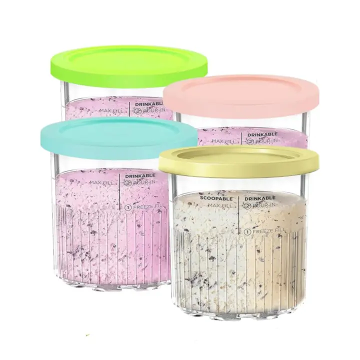 Contenedor de lujo para Helado Ninja Creami NC501EU, 4 recipientes para Helado - 1
