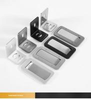 Parador De Puerta Invisible Ultra Delgada Sin Perforar De Acero Inoxidable Con Imán Fuerte Anti-viento Y Anti-colisión Para Hogar - details 14