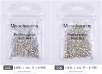 „AB Crystal Strass 144/288/1440PCS SS3 -SS50“ be „HotFix“ fiksavimo plokščio piedras Decoration DIY nagų dailės