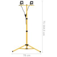 vidaXL Foco LED con trípode 2x10 W blanco frío - details 7