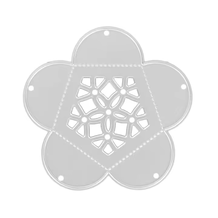 Molde De Cortado De Metal Para Navidad Combinación De Rompecabezas Pentágono Caja De Regalo Alfabeto Knivez Cartucho DIY Cortador De Tarjetas De Felicitación Artesanías - 1