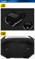 Bolsa De Manillar Para Motocicleta Bolsa De Tanque De Combustible Con Pantalla Táctil Para Escucha De Música Y Navegación Compatible Con XMAX NMAX FORZA VESPA - details 8
