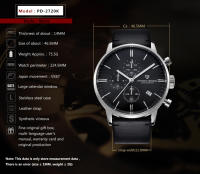 Reloj Deportivo Para Hombre PAGANI DESIGN De Cuero Genuino Y Cuarzo Automático Resistente Al Agua Con Cronógrafo VK67 Reloj Hombre De Lujo - details 1