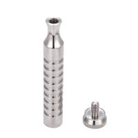 Cuchilla De Seguridad De Doble Cara CNC 316 L Acero Inoxidable Mango Sin Cabeza Para Cabello Y Piel (V6) Para Hombres - details 3