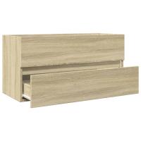 vidaXL Armario lavabo madera contrachapada roble Sonoma 90x38,5x45 cm - details 4