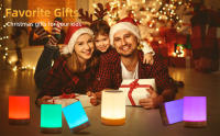 Lámpara De Noche Inteligente RGB 16 Colores Recargable Por USB Para Mesa De Noche Decoración De Dormitorio Regalo Luz De Mesa De Comedor Toque Sensible - details 5