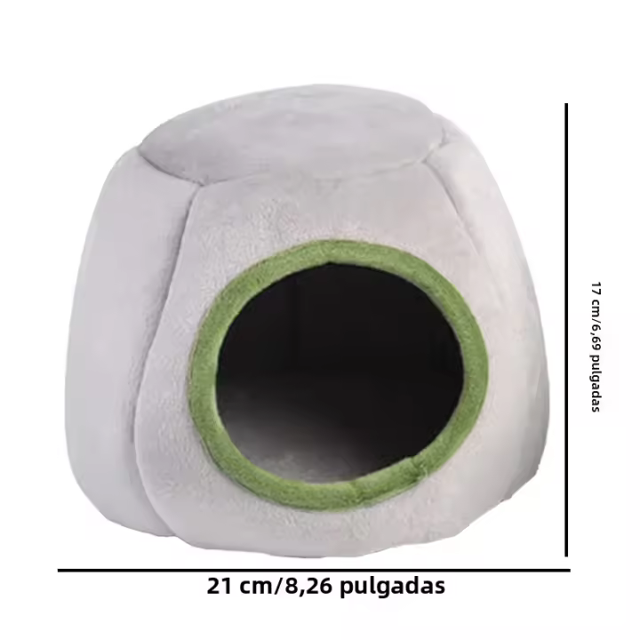 Casa De Algodón Para Hamster Y Cojín Caliente De Invierno Para Mascotas Pequeñas Caja De Acogida Para Rata/Guinea Pig/Hedgehog - 1