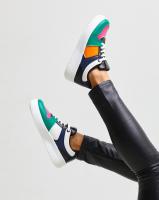 Paloma Wang zapatillas plataforma mujer deportivas con cordones combinadas - details 4