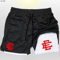 Shorts De Entrenamiento Para Hombre 2 En 1 Running Yoga Fitness Gimnasio Leggings De Compresión Deporte MMA Talla Verdadera - details 8