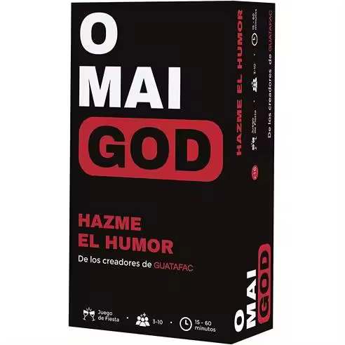 Asmodee OMAIGOD - Juego de Cartas Hazme el Humor - 360 Cartas Divertidas - 1