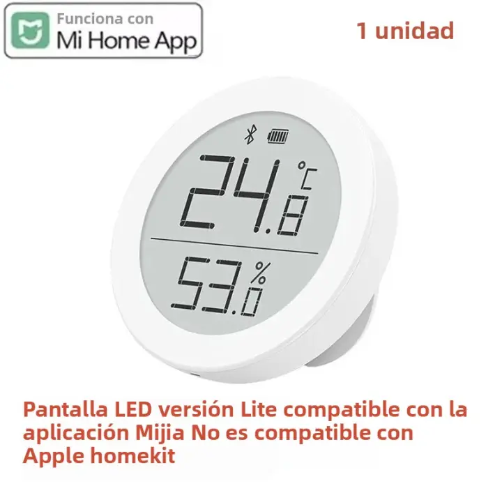 Sensor De Temperatura Y Humedad Qingping Para Xiaomi Monitor De Humedad Electrónico LCD Con Registro Automático De Datos Compatible Con Mi Home - 1
