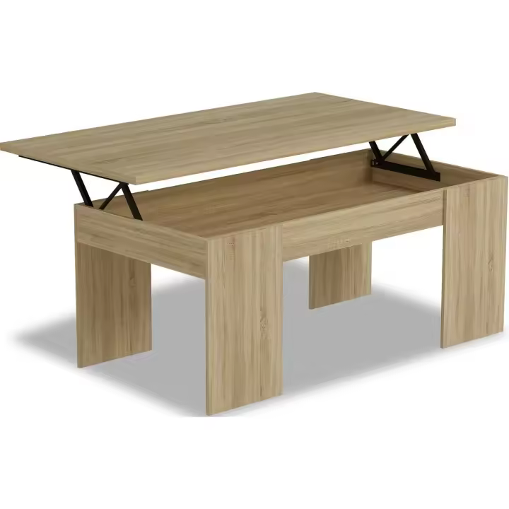 Mesa de centro "Diana" - 102 x 50 x 43 cm - Roble - 1