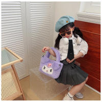 Bolso De Peluche Sanrio Grande Capacidad Con Dibujos Animados Melody Kuromi Y Cinnamon Bolso De Mano Para Mujer Regalo De Cumpleaños Kawaii - details 12