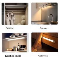 Nueva Luz LED Ultra Delgada Con Sensor De Movimiento Luz Nocturna Sin Cable Para Iluminación De Gabinete De Cocina Y Armario - details 6