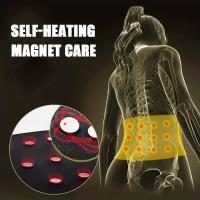 Cinturón De Apoyo Para La Espalda Y Cintura Con Terapia Magnética Auto-caliente Ajustable 20 Imanes Masajeador Deportivo Para La Cintura Material No Tejido - details 1
