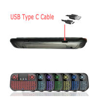 Teclado Inalámbrico Bluetooth Mini 2.4G Dual Mode Retroiluminado Para Android TV Box PC Proyector Idiomas Inglés Ruso Francés Español Portugués - details 1
