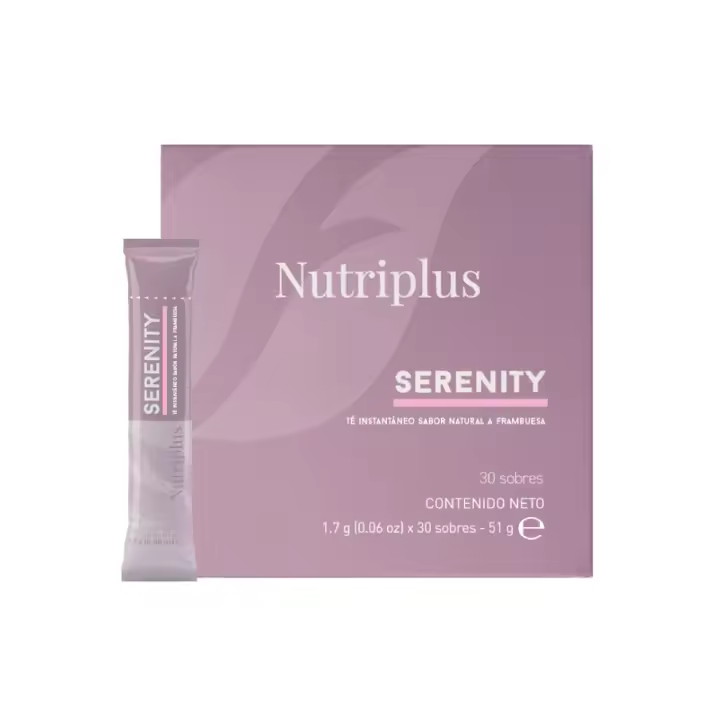 FARMASI - Nutriplus Serenity Frambuesa - Facilita la digestión, ayuda a reducir la inflamación y regular la presión sanguínea - 1