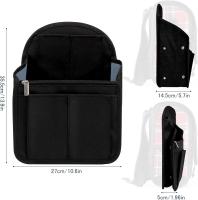 Organizador de mochila impermeable de Nailon con múltiples bolsos para Viajes y Uso Diario. ¡Práctico y funcional! - details 4