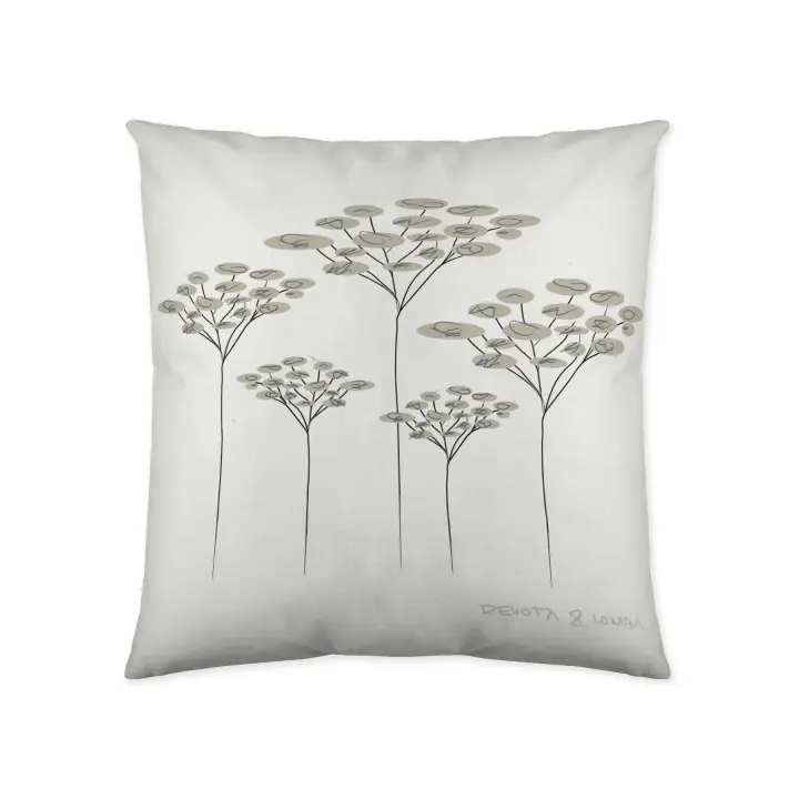 FUNDA DE COJIN VACIO 100% ALGODÓN DRAGO 2 60x60 CM DEVOTA & LOMBA FABRICADO EN ESPAÑA - 1