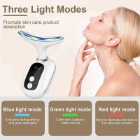 Instrumento de belleza para el cuello para eliminar las líneas del cuello y los pliegues nasolabiales, instrumento de belleza, instrumento de introducción reafirmante y lifting de luz facial, microcorriente EMS blanca - details 3