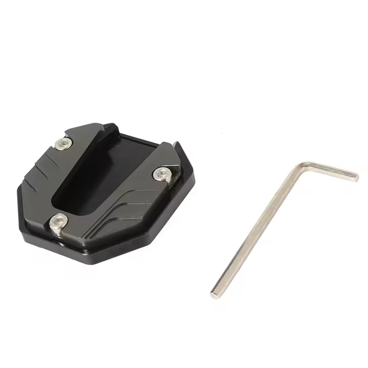 Extensor De Plataforma De Apoyo Para Motocicleta Accesorios De Bicicletas Con Estación Lateral Pieza De Aluminio Para Extender El Pies De La Motocicleta - 1
