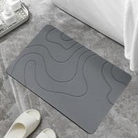 Alfombra De Baño De Piedra De Diatomeas Interior Absorbente Y Secado Rápido Alfombra De Ducha De Plástico Moderna Antideslizante Para Entrada - details 5