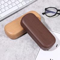 Caja De Gafas Impermeable Con Diseño De Madera Para Hombres Y Mujeres Protector De Lentes Portátil Para Lentes De Lectura Y Sol - details 9