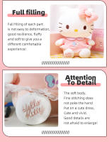 Muñeco De Peluche Sanrio Kawaii Hello Kitty Serie Mariposa Cojín De Peluche Para Niñas Juguete De Anime Lindo Regalo De Cumpleaños - details 8