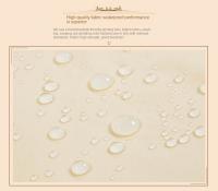 Cortina De Baño Impermeable Y Antimoho En Color Sólido Cortina De Ducha Térmica Para Habitación De Baño Material De Tela - details 6