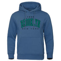 Sudadera Con Capucha Hombre Brooklyn New York 1898 Estampado Creativo Moda Oversize Cierre Sin Capucha Estilo Casual Para Todas Las Estaciones - details 1