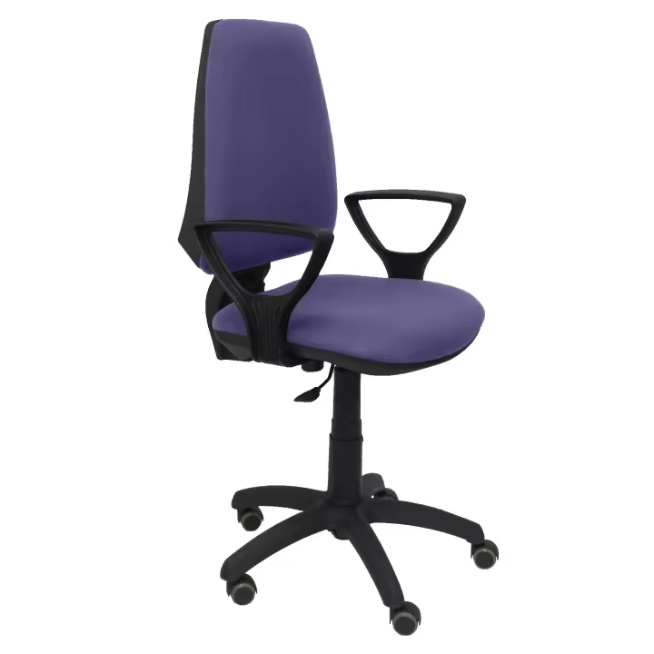 Piqueras Y Crespo Silla de Oficina Ergonómica con Brazos Fijos y Ruedas de Parqué - 1