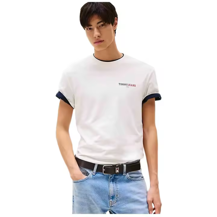 Camiseta de Manga Corta Tommy Hilfiger  para hombre en color blanco - 1