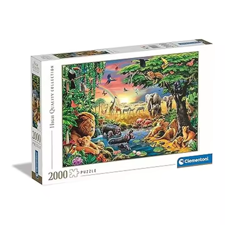 Clementoni Collection The African Gathering Puzzle 2000 Piezas 32081 - 1