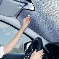 Protector Solar Para Ventanas Delanteras De Coche Visera De Parabrisas Antirreflectante Protector UV Cortina De Sol Accesorios Para Automóvil - details 3