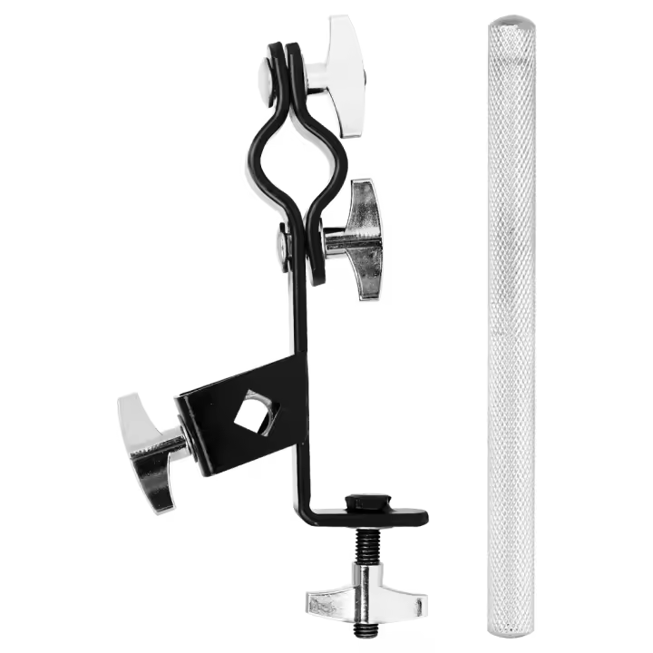 Clip De Extensión Para Instrumentos De Percusión Acolchado Negro Accesorio Para Campana De Buey Y Campanas De Viento - 1