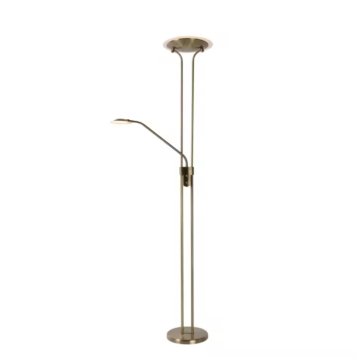 Lucide CHAMPION-LED - Lámpara de lectura - LED Regul. - 3000K - Bronce - 1