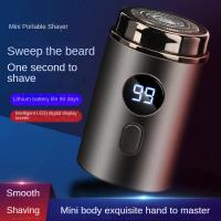 Mini Afeitadora Portátil Para Hombres Con LED Carga Rápida Y Batería De 90 Días Diseño Silencioso Para Viajes Y Oficina - details 1